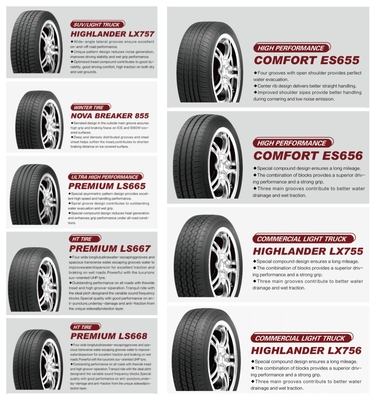 PCR Τεχνητό ελαστικό 155/65R13 για κινεζικά ελαστικά αυτοκινήτων COMFORT ES655