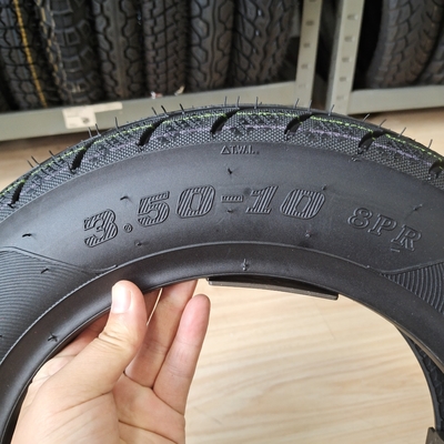 Υψηλή περιεκτικότητα σε καουτσούκ 3.50-10 TL Τεμάχιο μοτοσυκλέτας για σκούτερ απευθείας παραγωγή