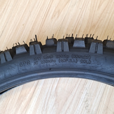 6pr/8pr Μεγάλη πρόσφυση 3.00-21 Moto Cross πίσω ελαστικό TL ελαστικό μοτοσικλέτας με OEM αποδεκτό