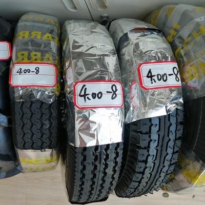 Υψηλή αντοχή Bajaj Τρίτροχα ελαστικά 400-8 4.00-8 με χωρητικότητα φορτίου 3kg