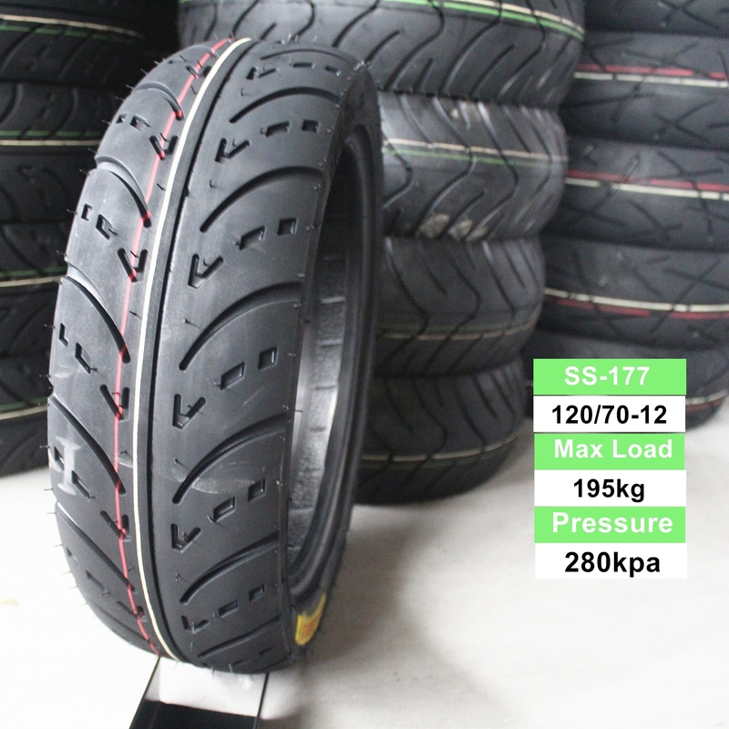 ROCKYWAY Τεχνη μοτοσυκλέτα σκούτερ 120/70-12 120/70/12 Χωρίς σωλήνες ελαστικά με περίβλημα ελαστικών