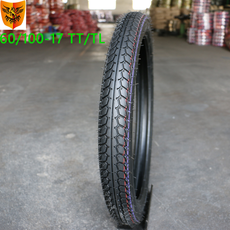 6 PR Ply Rating Heavy Duty 60/100-17 Ελαστικό μοτοσυκλέτας για τη μοτοσυκλέτα σας