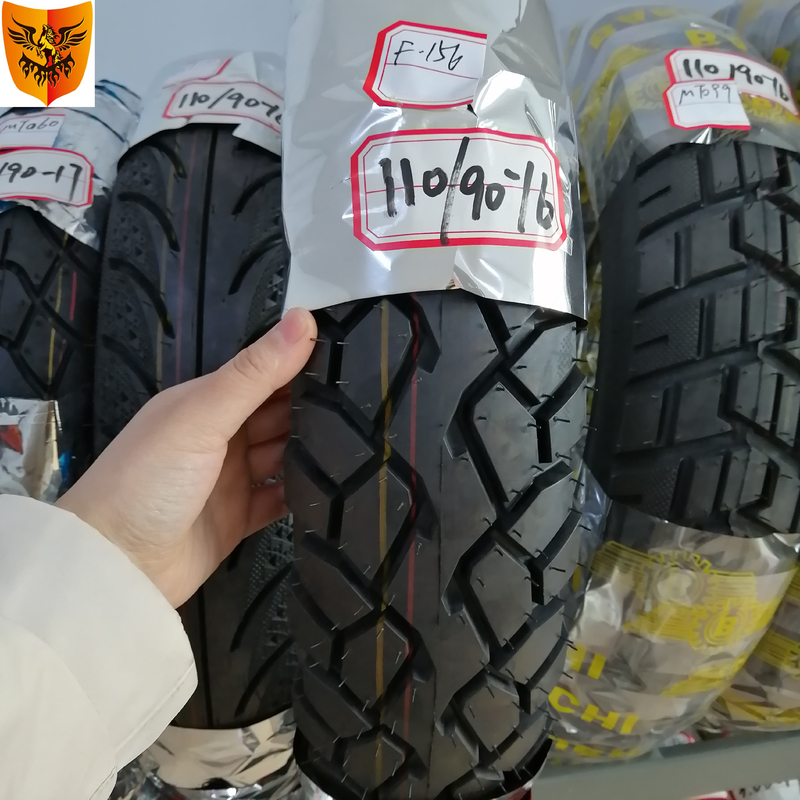 110/90-16 Ελαστικό μοτοσυκλέτας mrf 110 90 16 με 280kpa πίεση αέρα και 6PR/8PR ρυθμό πλέξης